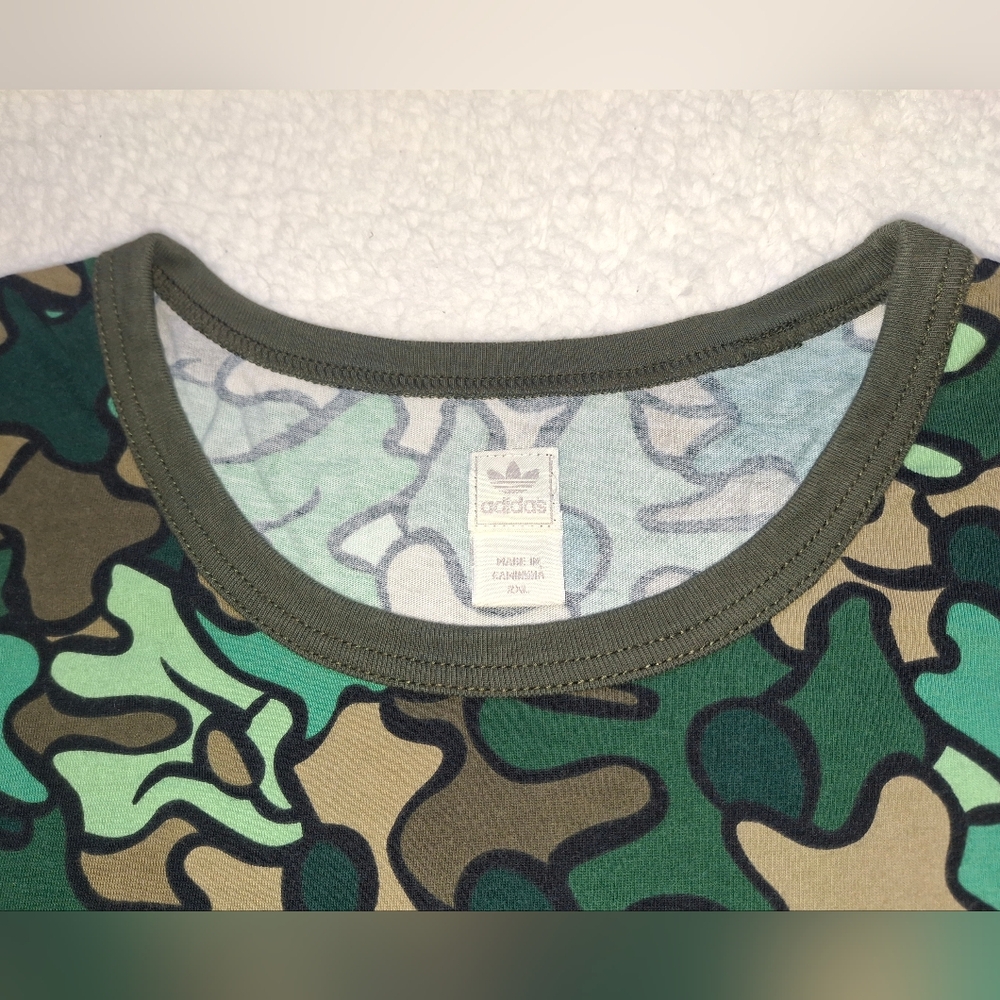 adidas Men's Safety Camo Short Sleeve Tee -Size 2XL - Picture 7 of 14
